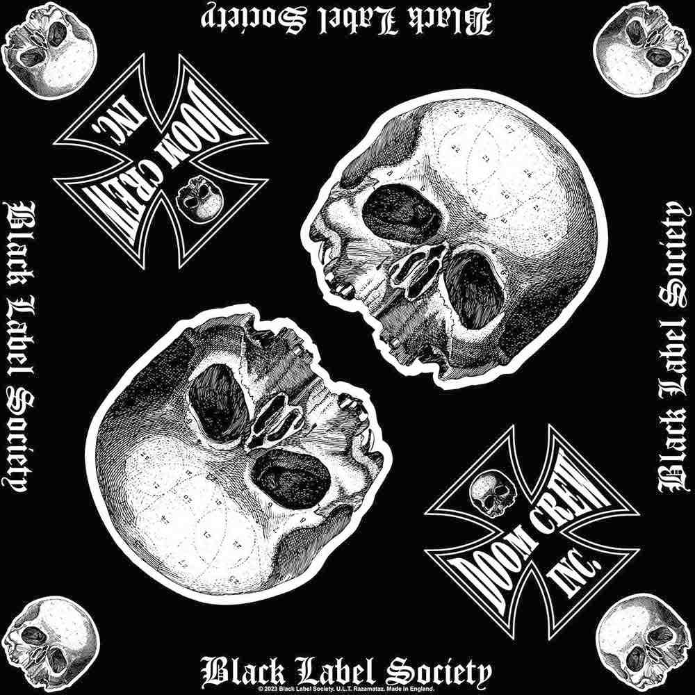 Black Label Society - Doom Crew Bandana - Black